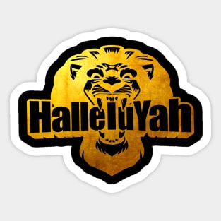 Royal Gold HalleluYah Sticker